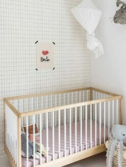 Ferm LIVING Tapete Grid Weiss -Wallpaper From The 70s Geschäft Grid C 420221 2880x1440