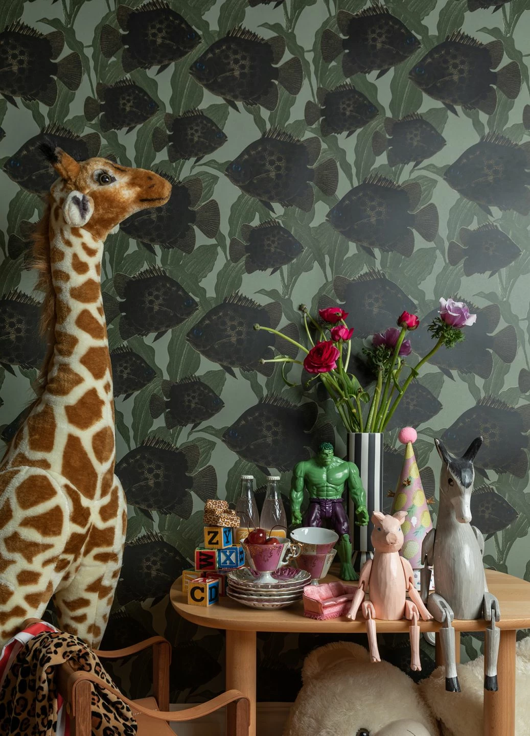 Tapete Hakan Olivgrün 5 Tapete Hakan Olivgrün – Bild 3