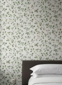 Tapete Hassel Blassgrün -Wallpaper From The 70s Geschäft Hassel A 875111 2880x1440