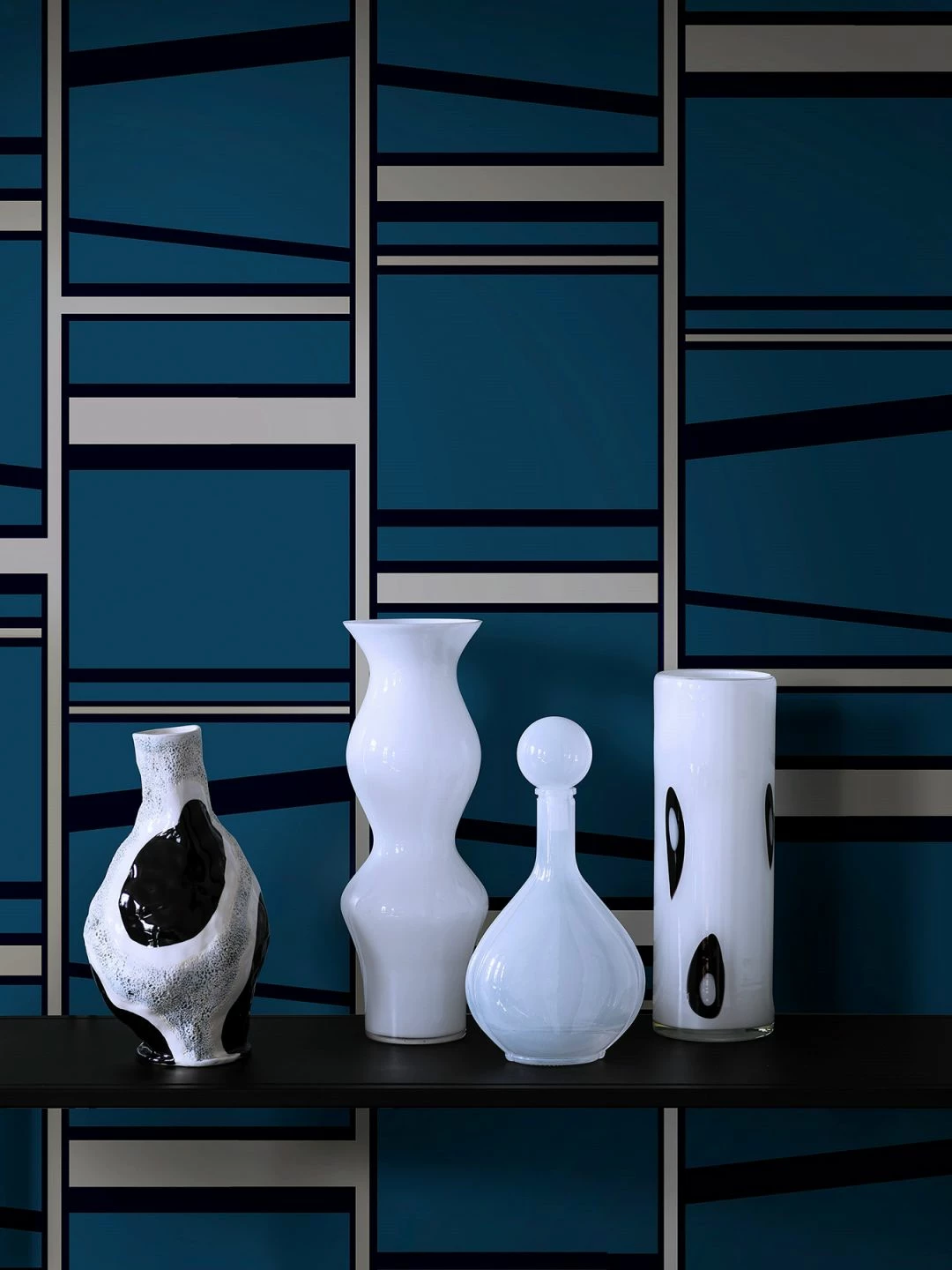 Tapete Havendale Azurblau 3 Tapete Havendale Azurblau