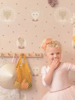 Tapete Hearts Zartrosé -Wallpaper From The 70s Geschäft Hearts B 389401 2880x1440