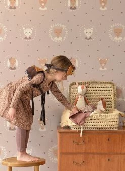 Tapete Hearts Hellgrauviolett -Wallpaper From The 70s Geschäft Hearts B 389402 2880x1440