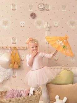 Tapete Hearts Zartrosé -Wallpaper From The 70s Geschäft Hearts D 389401 2880x1440