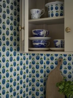 Tapete Henriette Brillantblau -Wallpaper From The 70s Geschäft Henriette A 452012 2880x1440