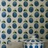 Tapete Henriette Brillantblau -Wallpaper From The 70s Geschäft Henriette B 452012 2880x1440