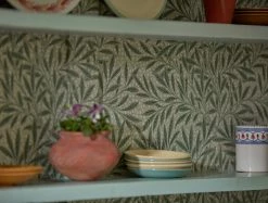 Tapete Herball Resedagrün -Wallpaper From The 70s Geschäft Herball C 463251 2880x1440