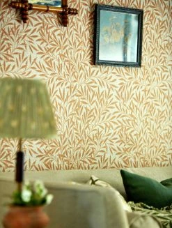 Tapete Herball Beige -Wallpaper From The 70s Geschäft Herball C 463252 2880x1440