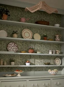 Tapete Herball Resedagrün -Wallpaper From The 70s Geschäft Herball E 463251 2880x1440