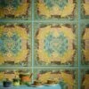 Versace Tapete Hestia Hellblau -Wallpaper From The 70s Geschäft Hestia B 410961 2880x1440