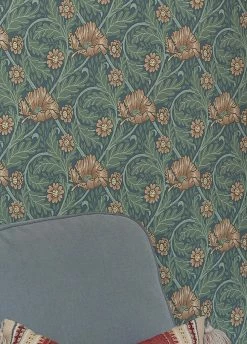 Tapete Hilde Blaugrau -Wallpaper From The 70s Geschäft Hilde A 485223 2880x1440