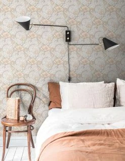 Tapete Hilde Seidengrau -Wallpaper From The 70s Geschäft Hilde K 485221 2880x1440