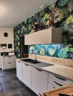 Tapete Hilma Farngrün -Wallpaper From The 70s Geschäft Hilma K 462421 2880x1440