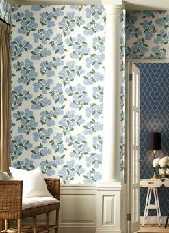 Tapete Hydrangea Weiss -Wallpaper From The 70s Geschäft Hydrangea B 790182 2880x1440