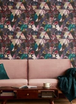 Tapete Imaginario Violett -Wallpaper From The 70s Geschäft Imaginario C 431521 2880x1440