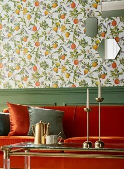 Tapete Imari Weiss -Wallpaper From The 70s Geschäft Imari 431362 2880x1440