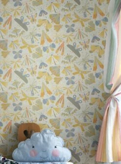 Tapete Ingrid Grauweiss -Wallpaper From The 70s Geschäft Ingrid B 485372 2880x1440