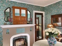 Tapete Jakobine Pastelltürkis Perlglanz -Wallpaper From The 70s Geschäft Jakobine W 461471 2880x1440