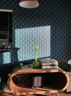 Tapete Jarid Wasserblau -Wallpaper From The 70s Geschäft Jarid K 625701 2880x1440