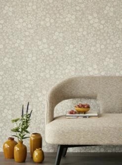 Tapete Jessica Graubeige -Wallpaper From The 70s Geschäft Jessica B 822053 2880x1440