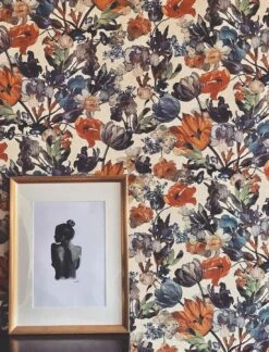 Tapete Joslina Rot -Wallpaper From The 70s Geschäft Joslina L 821192 2880x1440