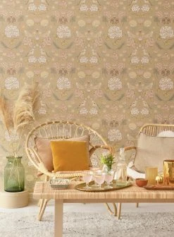 Tapete June Beige -Wallpaper From The 70s Geschäft June D 389341 2880x1440