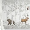 Wandbild Animal Forest Brauntöne -Wallpaper From The 70s Geschäft Jungle Kingdom A 390711 2880x1440