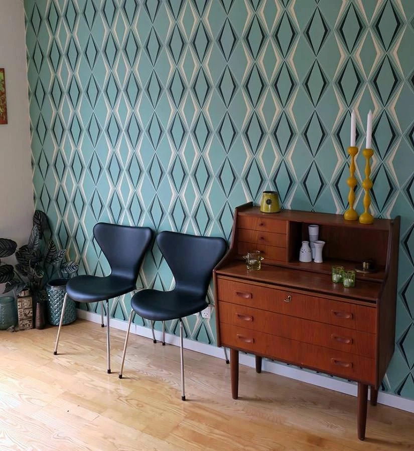 Tapete Juno Blassgrün 5 Tapete Juno Blassgrün – Bild 3