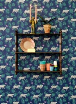 Tapete Kabbo Saphirblau -Wallpaper From The 70s Geschäft Kabbo B 821763 2880x1440