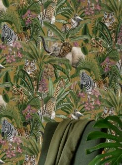 Tapete Kanajawa Ockergelb -Wallpaper From The 70s Geschäft Kanajawa A 104464 2880x1440