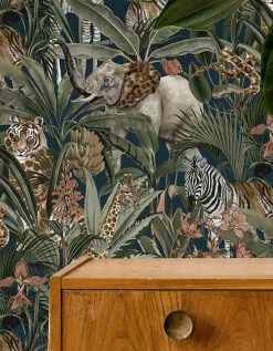 Tapete Kanajawa Ozeanblau -Wallpaper From The 70s Geschäft Kanajawa B 104461 2880x1440