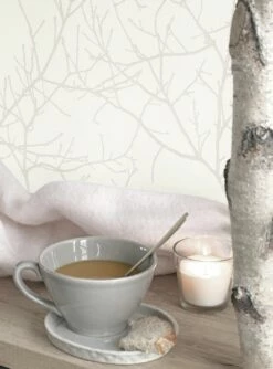 Tapete Kansai Weiss -Wallpaper From The 70s Geschäft Kansai A 864493 2880x1440