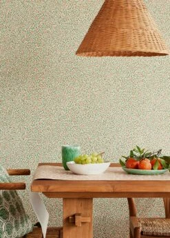 Tapete Karina Resedagrün -Wallpaper From The 70s Geschäft Karina B 822085 2880x1440