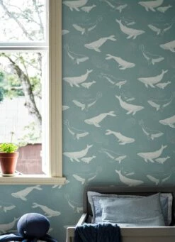 Tapete Keiko Hellblaugrau -Wallpaper From The 70s Geschäft Keiko B 452321 2880x1440