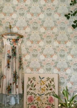 Tapete Kerala Graubeige -Wallpaper From The 70s Geschäft Kerala B 451871 2880x1440