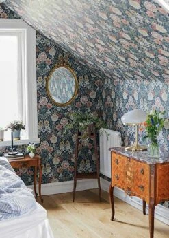 Tapete Kerala Schwarzblau -Wallpaper From The 70s Geschäft Kerala B 451874 2880x1440