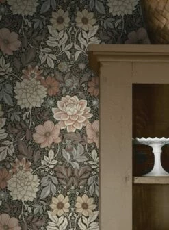 Tapete Kerala Schwarzgrau -Wallpaper From The 70s Geschäft Kerala F 451875 2880x1440