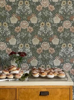 Tapete Kerala Schilfgrün -Wallpaper From The 70s Geschäft Kerala G 451872 2880x1440