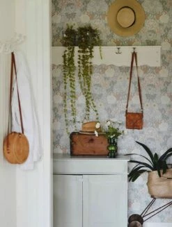 Tapete Kerala Graubeige -Wallpaper From The 70s Geschäft Kerala V 451871 2880x1440