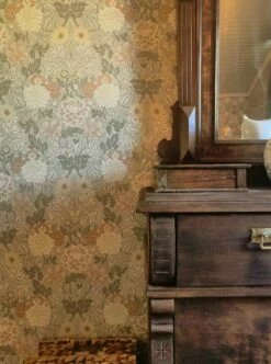 Tapete Kerala Graubeige -Wallpaper From The 70s Geschäft Kerala Z 451871 2880x1440