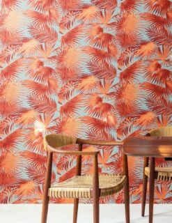 Tapete Konda Pastellorange -Wallpaper From The 70s Geschäft Konda B 625522 2880x1440