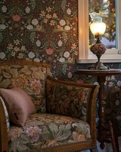 Tapete Kristina Olivgrün -Wallpaper From The 70s Geschäft Kristina K 485233 2880x1440