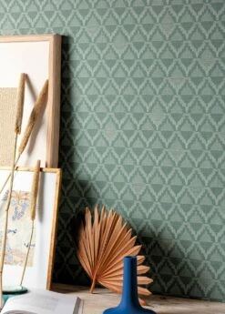 Tapete Kurumba Minttürkis 9 Tapete Kurumba Minttürkis -Wallpaper From The 70s Geschäft Kurumba B 625911 2880x1440