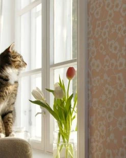 Tapete Laila Hellbeige -Wallpaper From The 70s Geschäft Laila B 783012 2880x1440