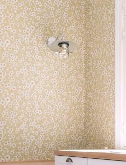 Tapete Laila Hellbeige -Wallpaper From The 70s Geschäft Laila K 783012 2880x1440