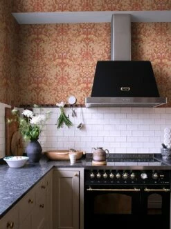 Tapete Lauri Rotorange 9 Tapete Lauri Rotorange -Wallpaper From The 70s Geschäft Lauri B 485442 2880x1440