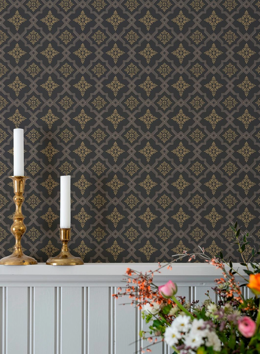 Tapete Lavinia Anthrazit 5 Tapete Lavinia Anthrazit – Bild 3