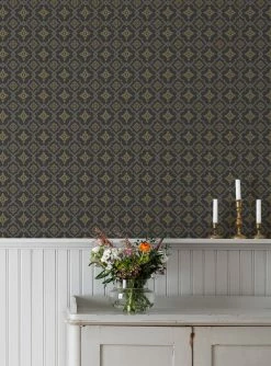 Tapete Lavinia Anthrazit 9 Tapete Lavinia Anthrazit -Wallpaper From The 70s Geschäft Lavinia C 491263 2880x1440