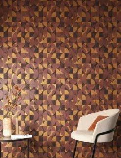 Tapete Libertas Braun -Wallpaper From The 70s Geschäft Libertas B 626102 2880x1440