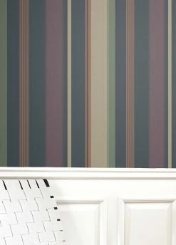 Tapete Lilly Dunkelblau -Wallpaper From The 70s Geschäft Lilly B 547001 2880x1440