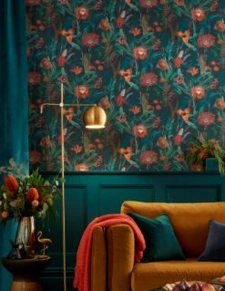 Tapete Livia Wasserblau 9 Tapete Livia Wasserblau -Wallpaper From The 70s Geschäft Livia B 431751 2880x1440